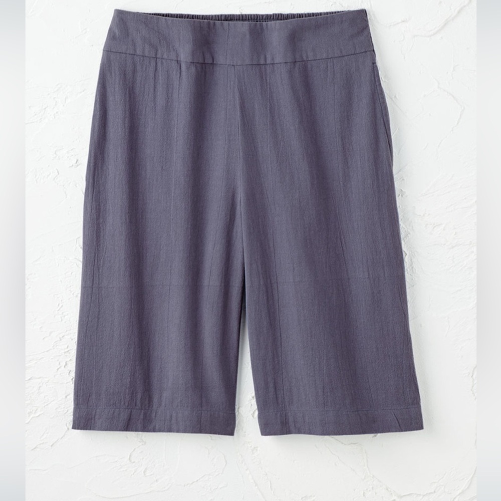 Coldwater Creek Women’s 100% Cotton Long Shorts – Size 14P (Petite)